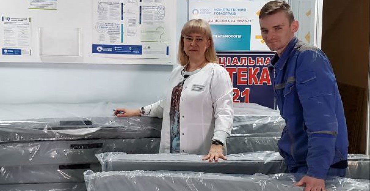 170 ортопедичних матраців для лікарень Харкова і Дніпра