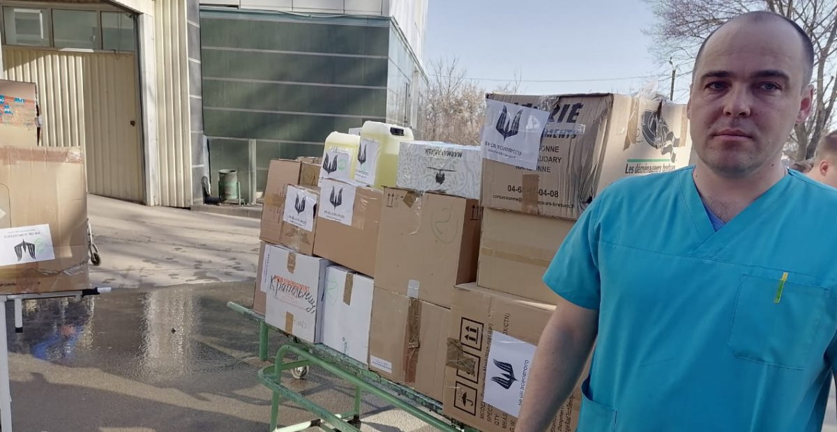 The 4th emergency surgical hospital in Kharkiv received a  medicines